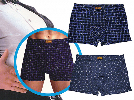 Мужские антибактериальные трусы боксеры (большой размер) FUKAI