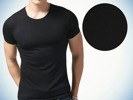 Чёрная мужская футболка  DOREA